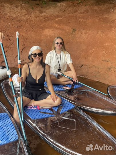 Тур на прозрачных сапах по реке Оредеж