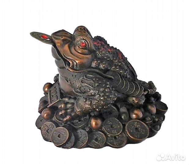 Трехлапая Жаба - статуэтка из Бронзы, ru *271a