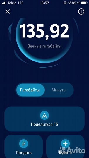 Tele2 продам минуты и генабайти теле 2