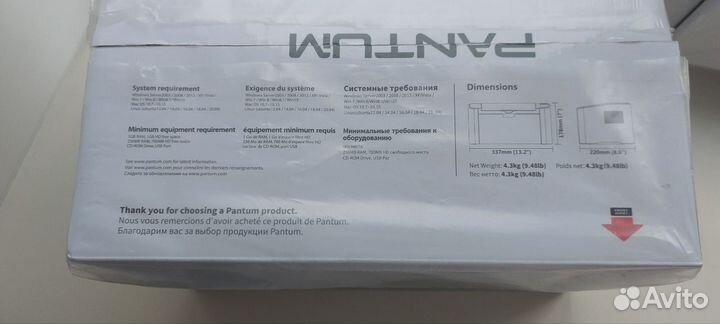 Принтер лазерный pantum