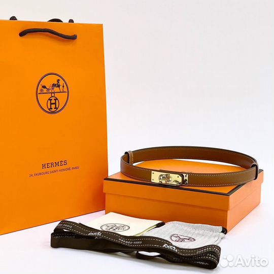 Ремень женский кожаный Hermes