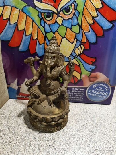 Статуэтка Ганеша латунь
