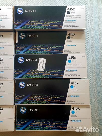 Картриджи HP 415A / 415X (оригинал, первоход, чип)