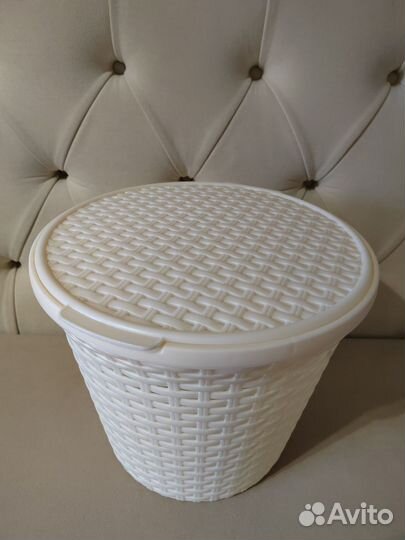 Корзина для белья, высота 27,5 см, новая