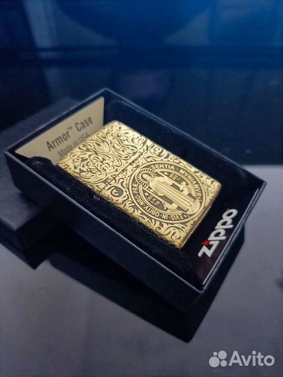 Зажигалка zippo с гравировкой из фильма Constantin