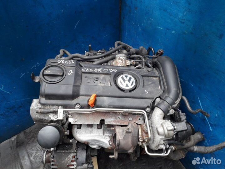 Двигатель Volkswagen 1.4 CAX в сборе с навесным