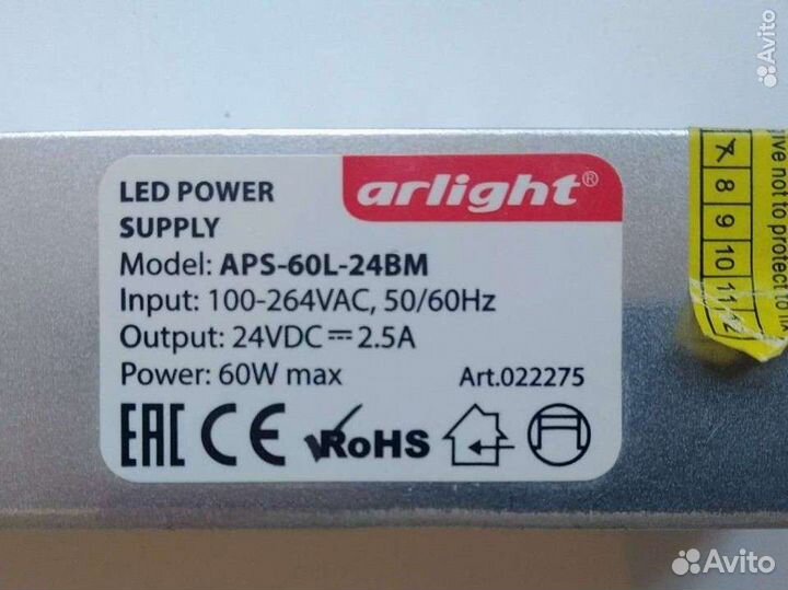 Блок питания aps-60l-24bm