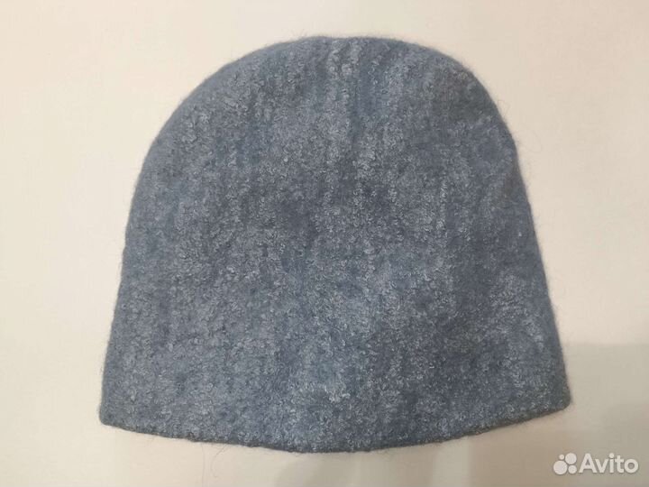 Шапка валяная + шарф (ручная работа)