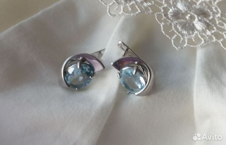 Серебряные серьги