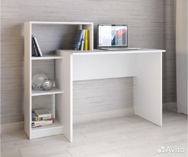 Компьютерный стол Квартет 2 белый