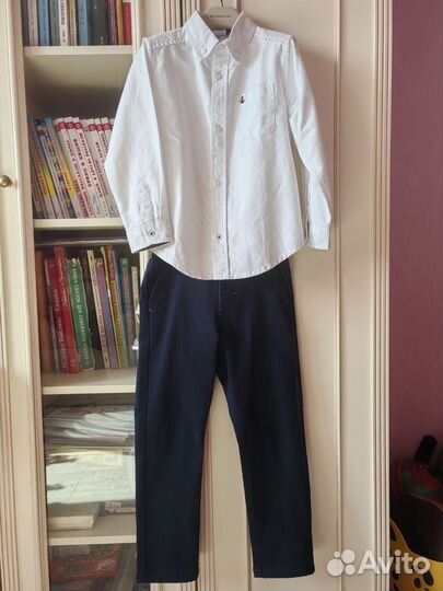 Рубашка и брюки 4-5 лет комплект нарядный