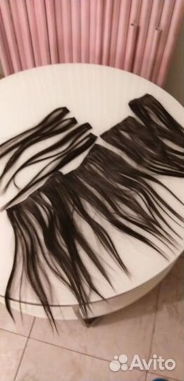 Накладные волосы на заколках,хвост,резинки для вол