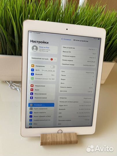 iPad AIR 2 cellular Ростест+Pencil