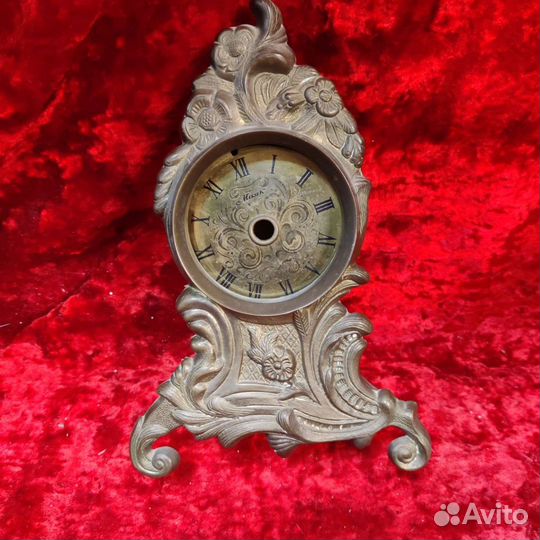 Каминные часы маяк. Латунь. Рабочие