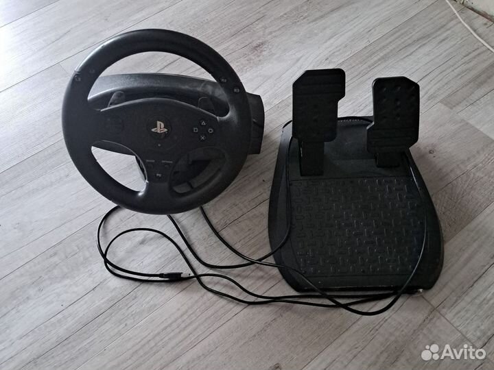 Игровой руль с педалями для ps4