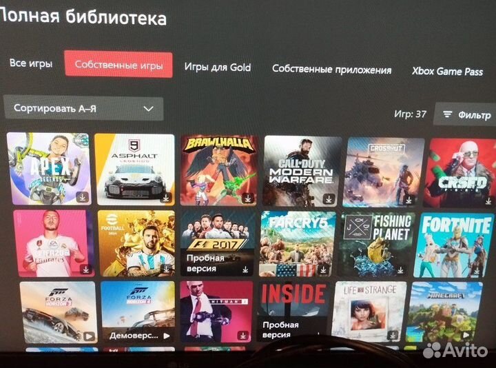 Xbox one s 1tb + 40 игр