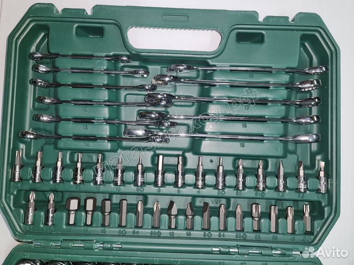 Набор инструментов, набор ключей, головок 78 шт