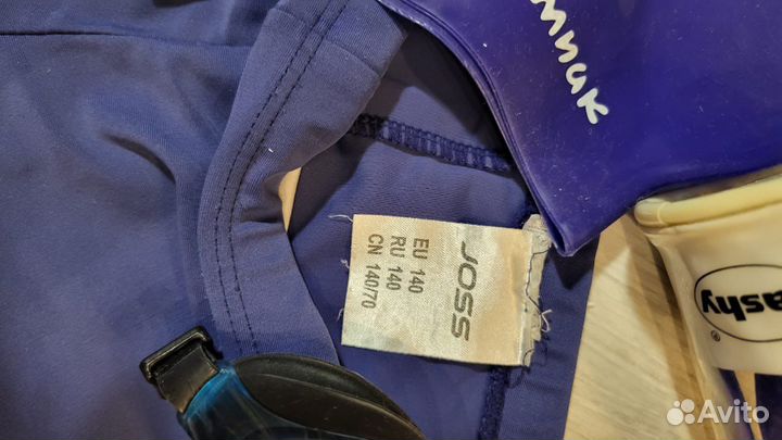 Форма для бассейна шапка, плавки, очки