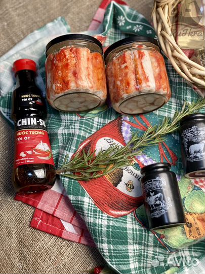 Мясо краба 350гр (банка)