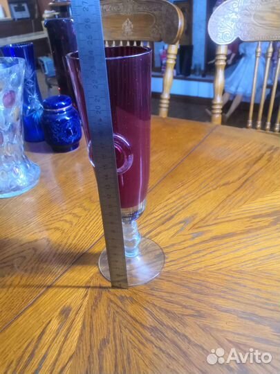 Посуда СССР редкое цветное стекло