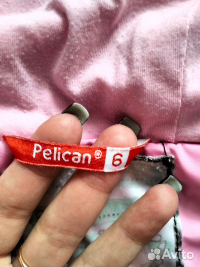 Ветровка для девочки 110 pelican