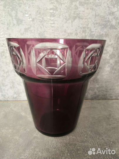 Ваза для фруктов хрусталь