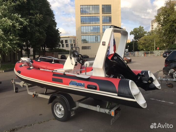 Лодка RIB stormline 500 mercury 60