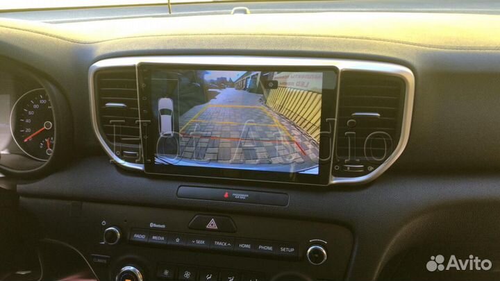 Магнитола для Kia Sportage рестайл c установкой