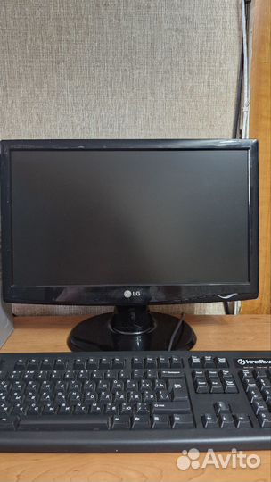 Компьютер, Системный блок hp+Монитор LG