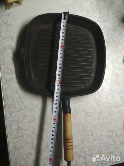 Чугунные сковороды блинная и гриль