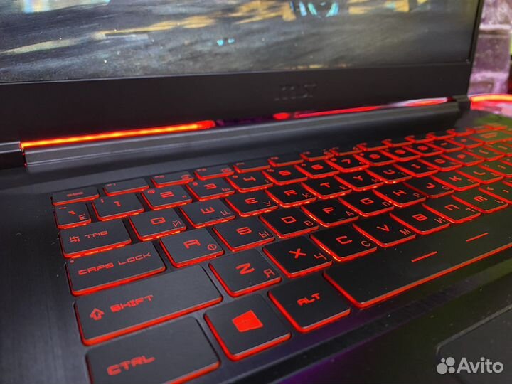 Игровой ноутбук MSI i5/RTX 3060 144Hz