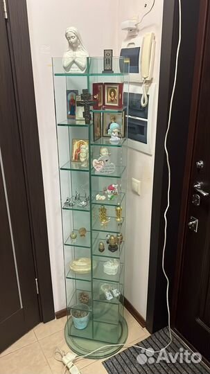 Стеклянная стойка для дисков