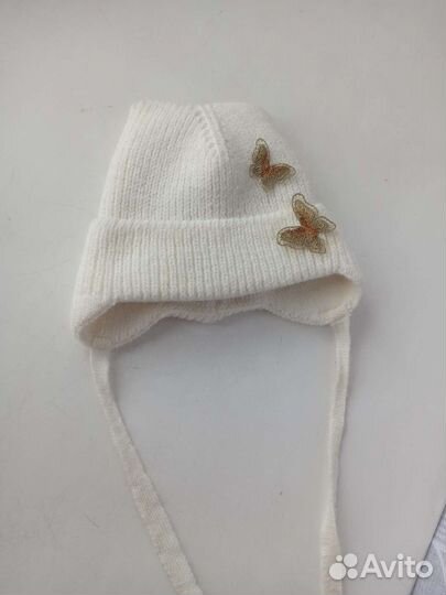 Шапка для девочки демисезонная