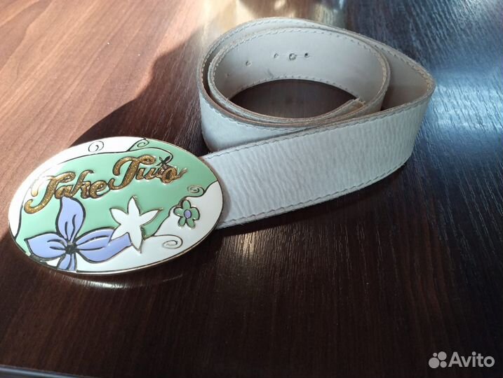 Ремень нат кожа италия Take two