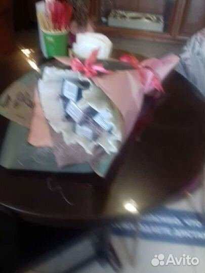 Подарочные букеты из чая и кофе