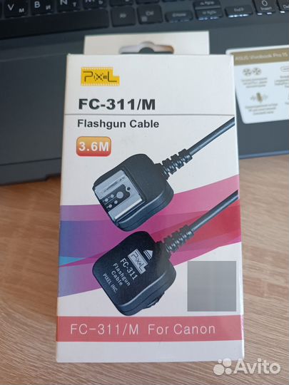 Синхрокабель 3.6 м. pixel FC-311/M for Canon