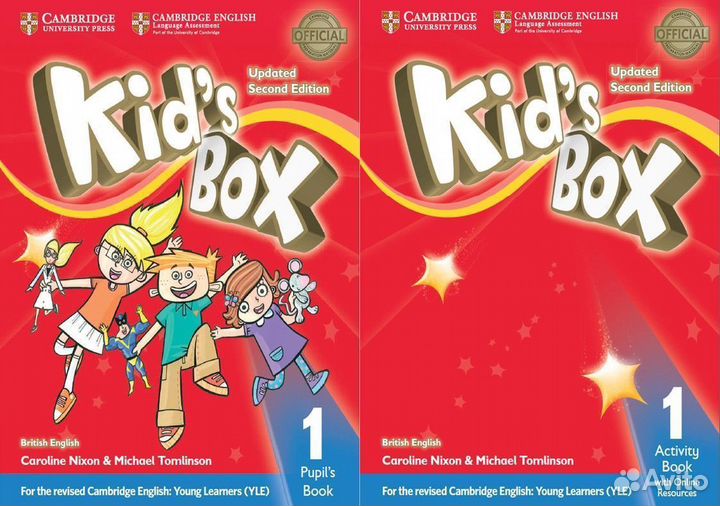 Kids box 1 Pupils Book+activity Book новый
