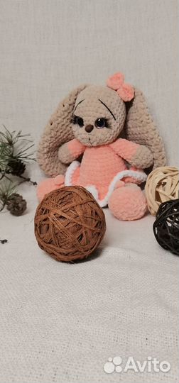 Игрушка заяц ручной работы