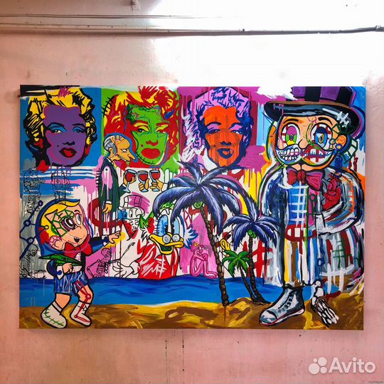 Картина Скрудж Макдак Дональд Дак Alec Monopoly