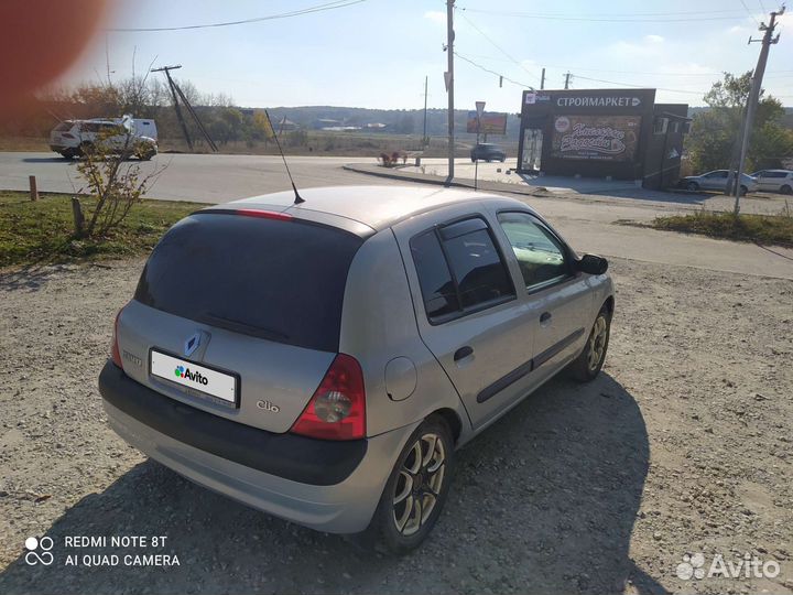 Renault Clio 1.4 МТ, 2003, 210 000 км