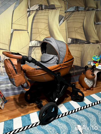 Коляска verdi orion 3 в 1 эко кожа