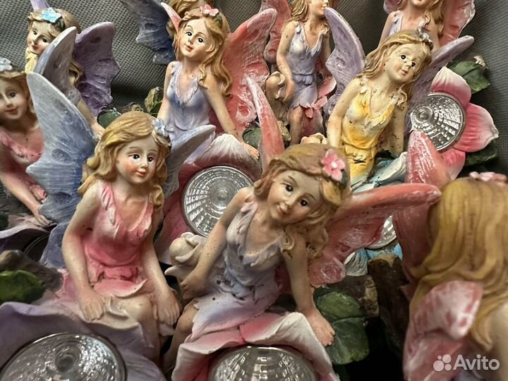 Светодиодные фигурки фея на цветке