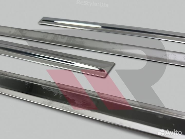 Молдинги дверей Lexus NX200 Хром