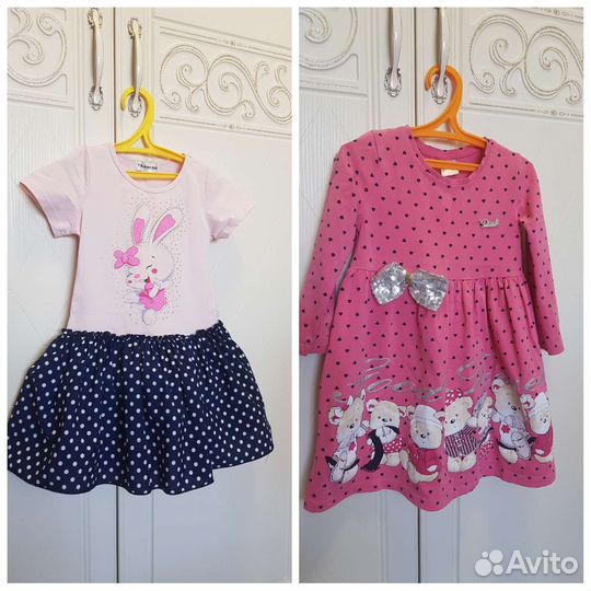 Детская одежда для девочек пакетом от 1г до 4лет