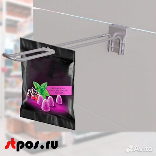 50 крючков для панели, двойн.200мм,d4,без ц/д,ц/х