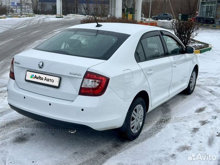 Skoda Rapid 1.6 МТ, 2017, 124 456 км
