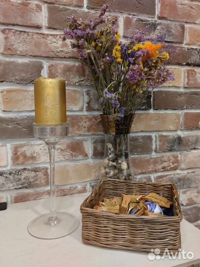 Корзина плетеная для конфет