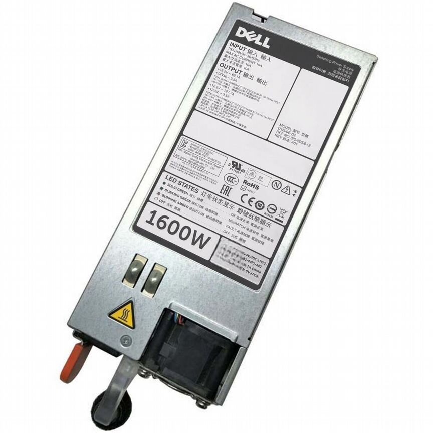 [VJ7DK] Блок Питания Dell Dps-1600db-1 B 1600w Vj7dk