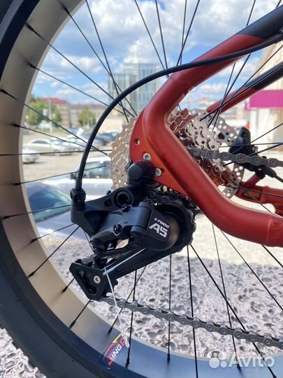 Фэтбайк на алюминиевой раме гидравлика