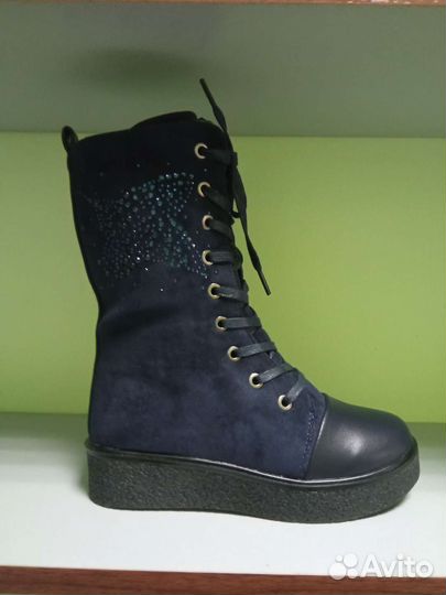 Ботинки зимние, для девочек размер 33